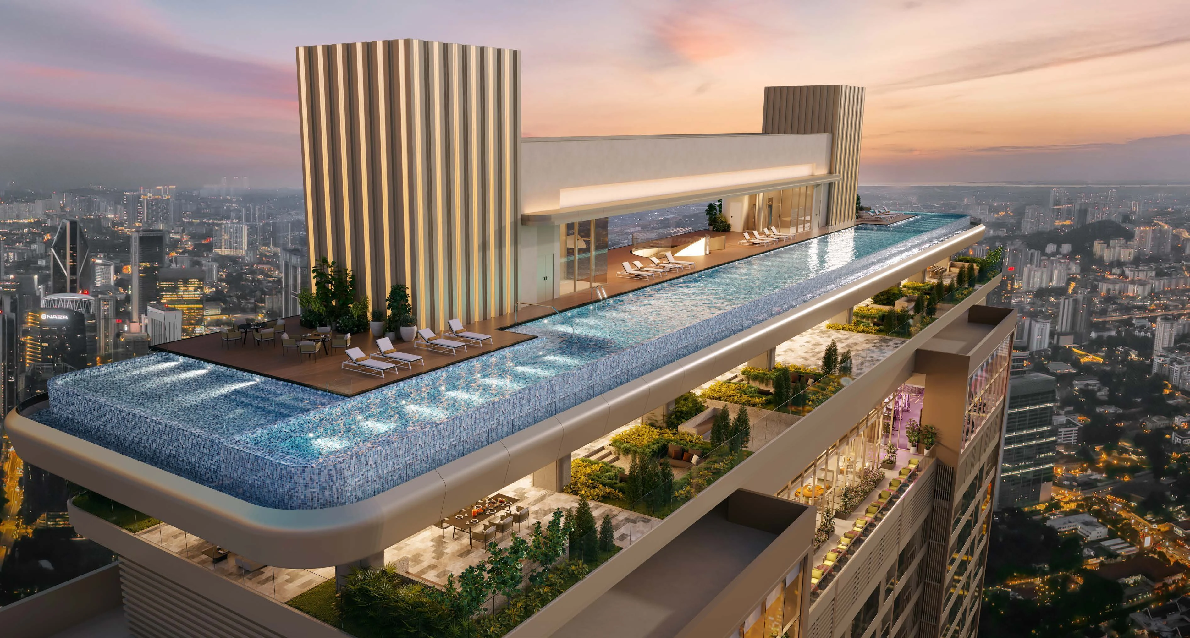 Artist impression of 118-Metre Sky Pool